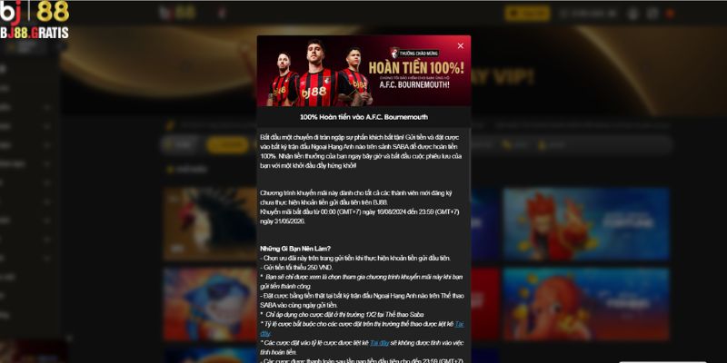 BJ88 293 Khuyến mãi cực khủng tại BJ88